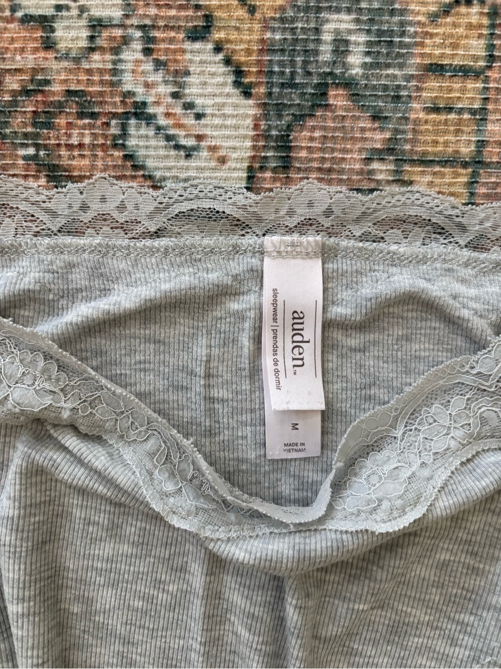 ππ¦ Auden Light Gray Lace-Trim Sleep Cami & Short Set - Picture 6 of 7